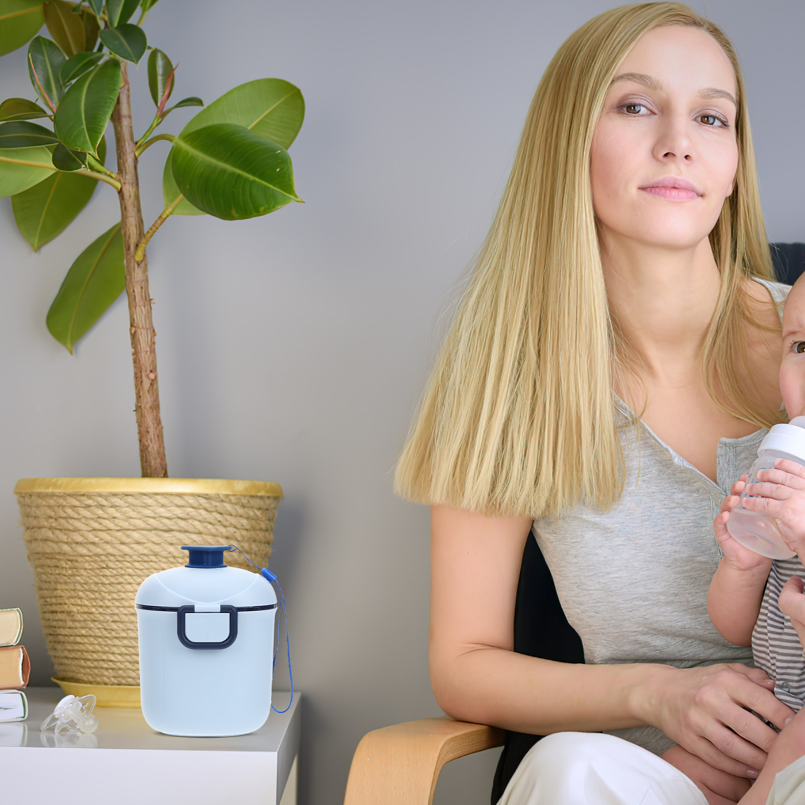 Dry Food Baby - Portable Baby Formula Dispenser Travel Milk