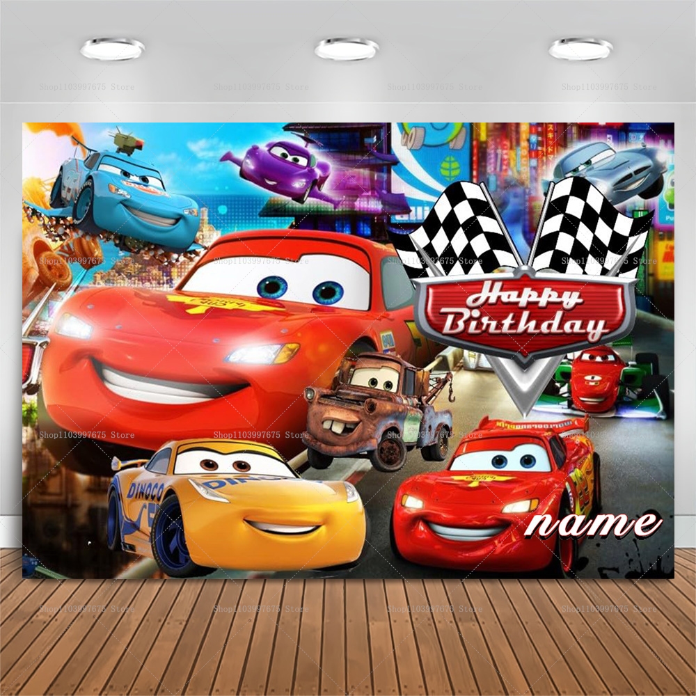 Baby Food Recipes - Lightning McQueen Backdrops Children's Birthday Party