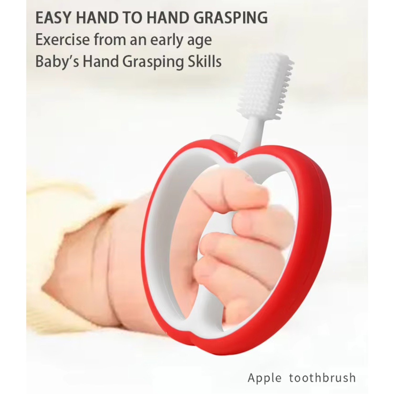 Cute Apple Silicone Teether, F – Baby Food Apple Bewertung und Preis