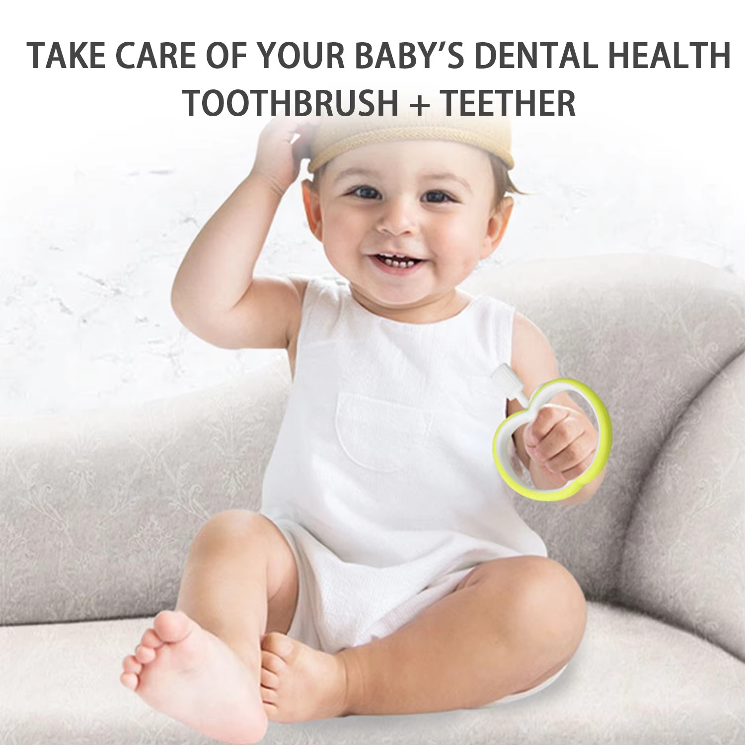 Cute Apple Silicone Teether, F – Baby Food Apple Bewertung und Preis