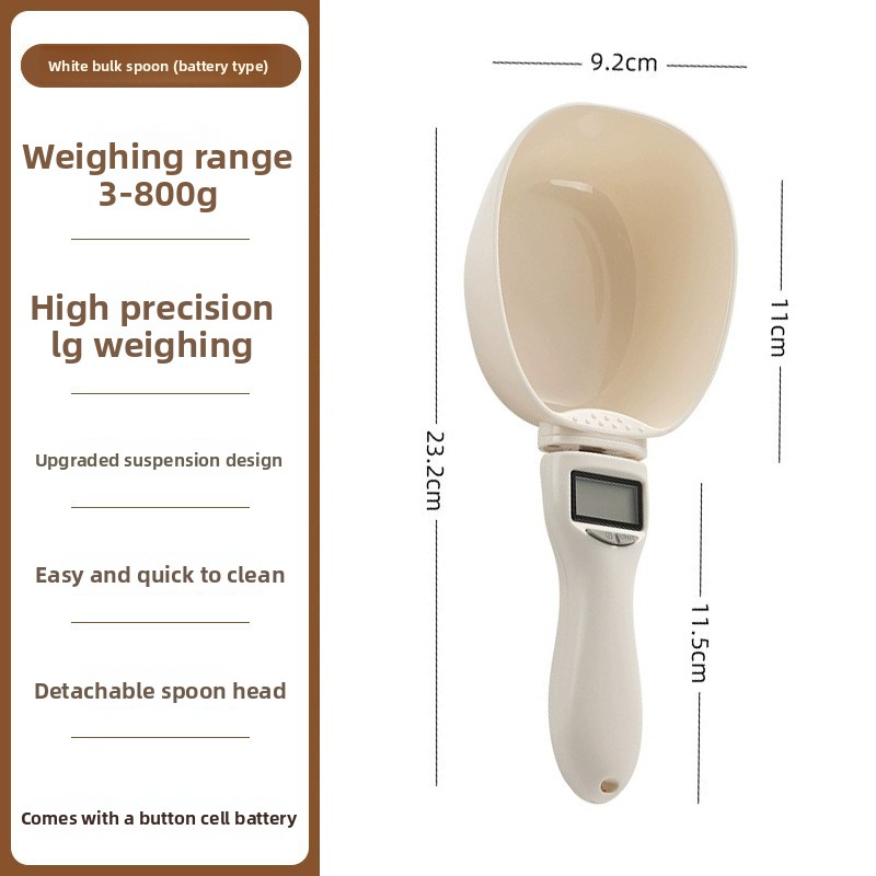 Pet Food Scale LCD Digital Ele – Self Feed Spoon Bewertung und Preis
