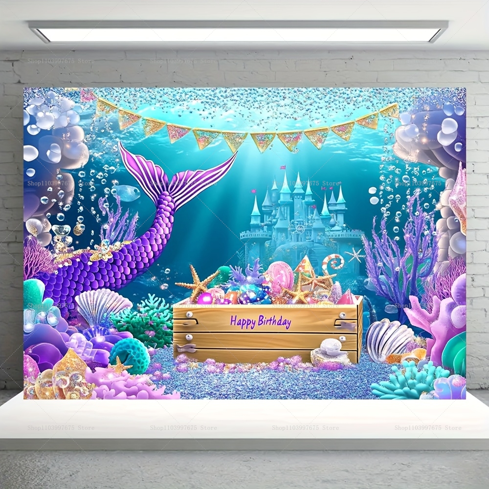 Mermaid Party Backdrops Childr – Baby Food Recipes Bewertung und Preis