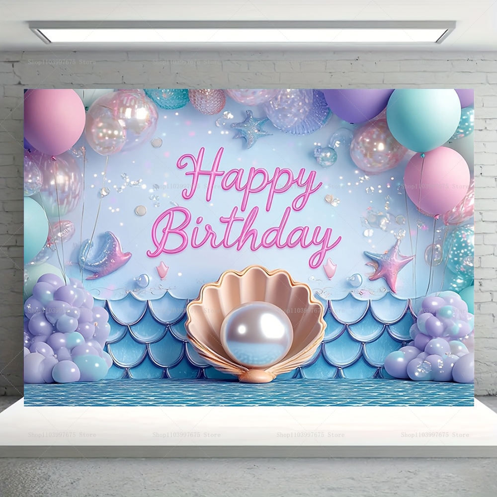Mermaid Party Backdrops Childr – Baby Food Recipes Bewertung und Preis