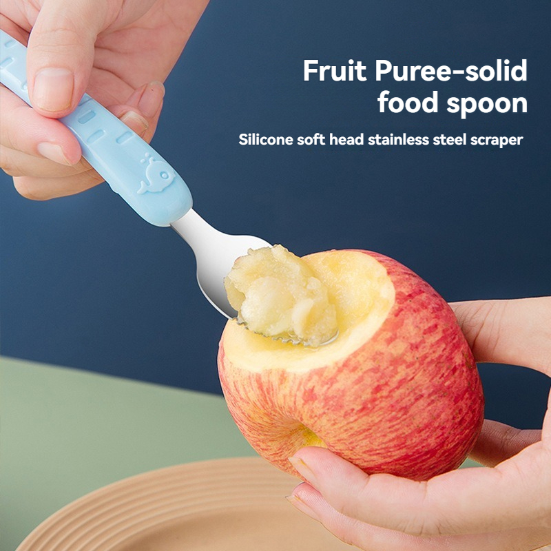 Baby Food Scraper Spoon - Dual – Baby Food Apple Bewertung und Preis