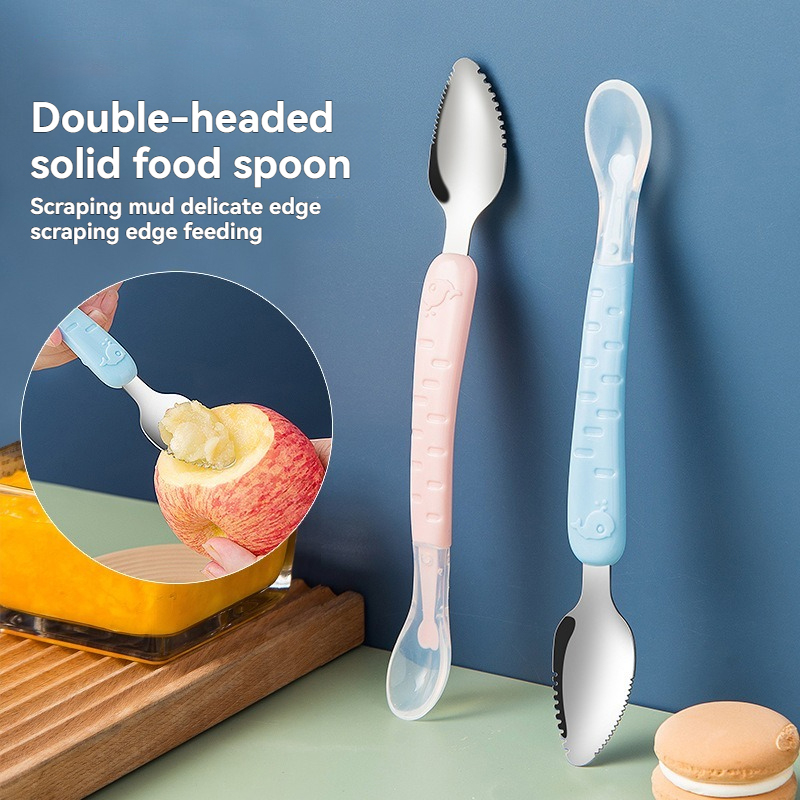 Baby Food Scraper Spoon - Dual – Baby Food Apple Bewertung und Preis