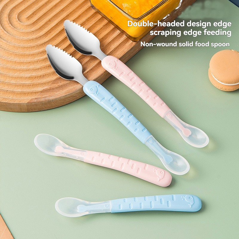 Baby Food Scraper Spoon - Dual – Baby Food Apple Bewertung und Preis