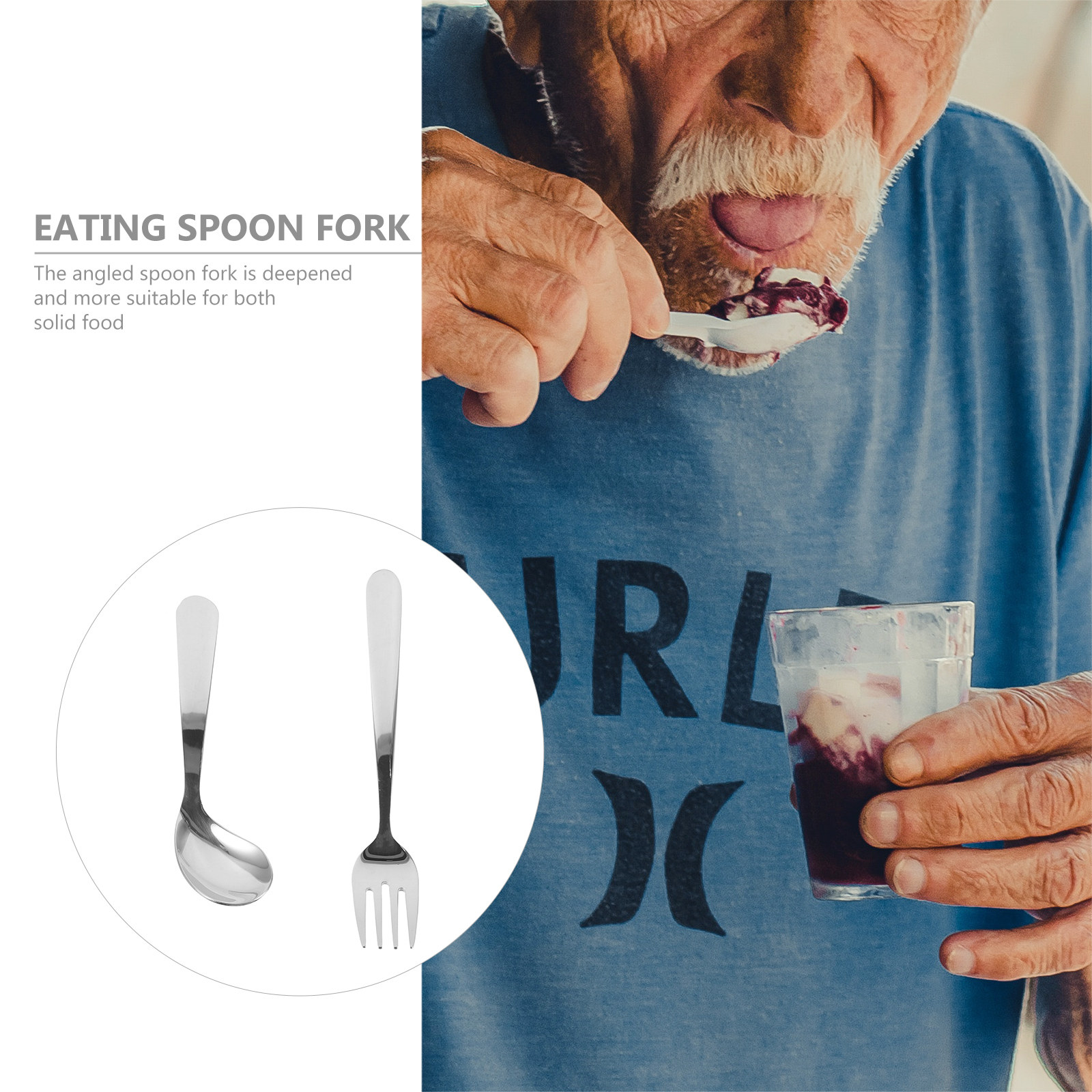 1Set Stainless Steel Adaptive  – Self Feed Spoon Bewertung und Preis
