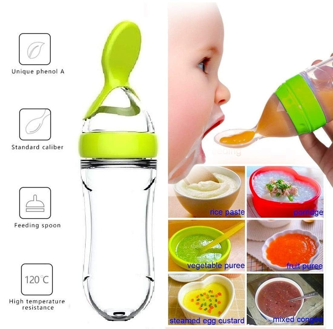 Squeezing Feeding Bottle Cup S – Self Feed Spoon Bewertung und Preis