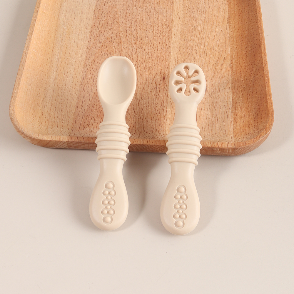 2PCS Silicone Baby Feeding Spo – Self Feed Spoon Bewertung und Preis