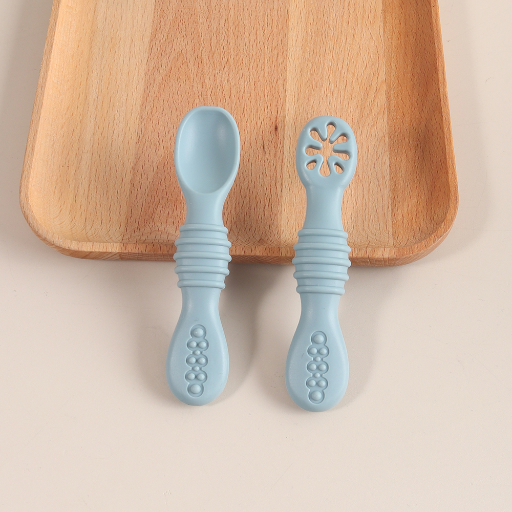 2PCS Silicone Baby Feeding Spo – Self Feed Spoon Bewertung und Preis