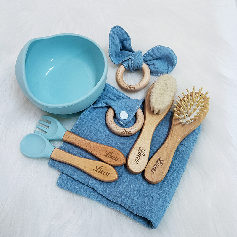 7PCS/Set Personalized Name Bab – Baby Food Quantity Bewertung und Preis