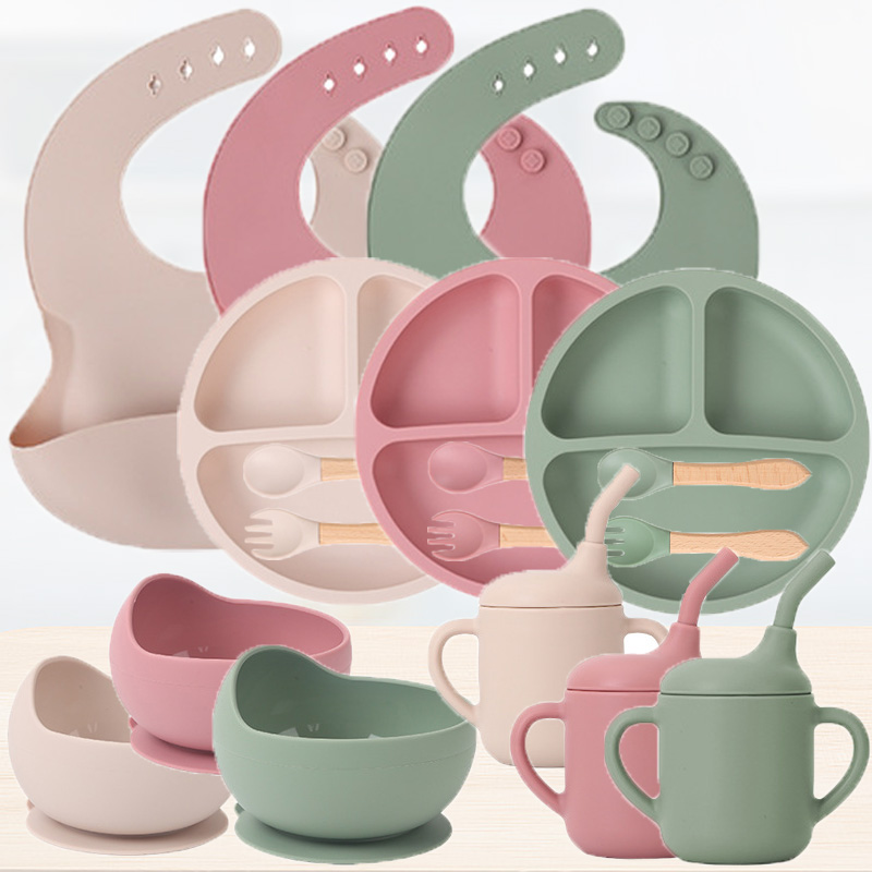 Children's silicone tableware  – Baby Food Quantity Bewertung und Preis