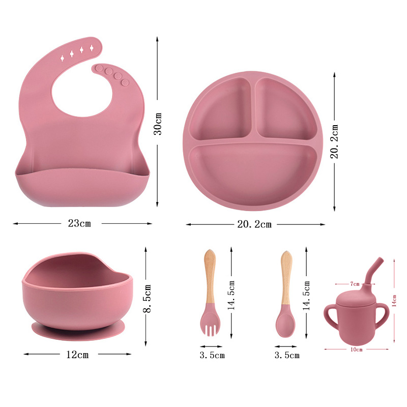Children's silicone tableware  – Baby Food Quantity Bewertung und Preis