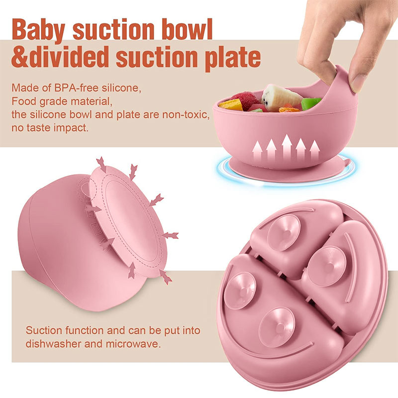 Children's silicone tableware  – Baby Food Quantity Bewertung und Preis