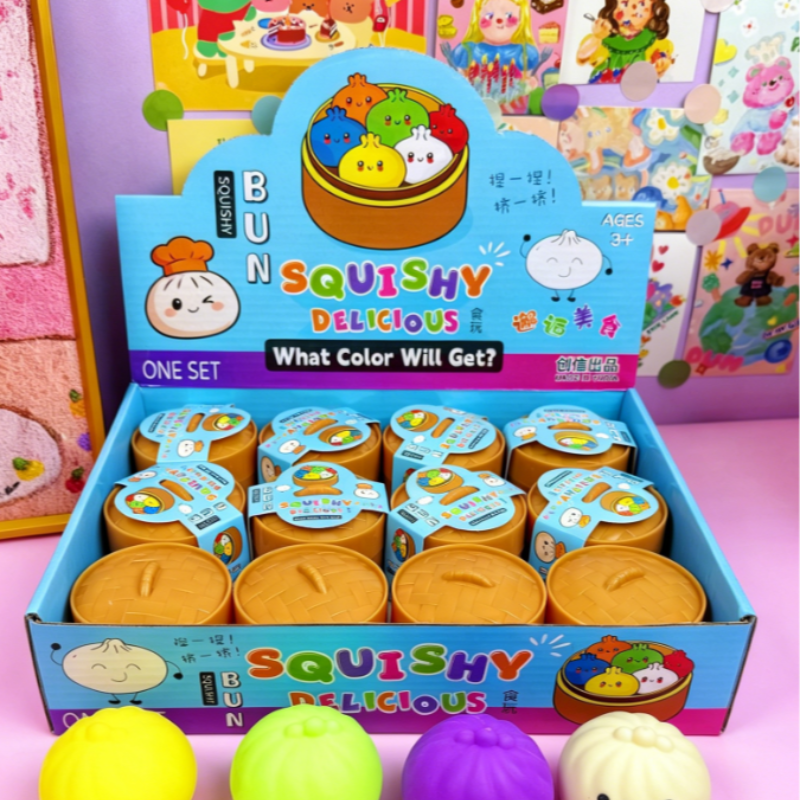Multicolor Smiley Bun Squishy  – Baby Food Steamer Bewertung und Preis