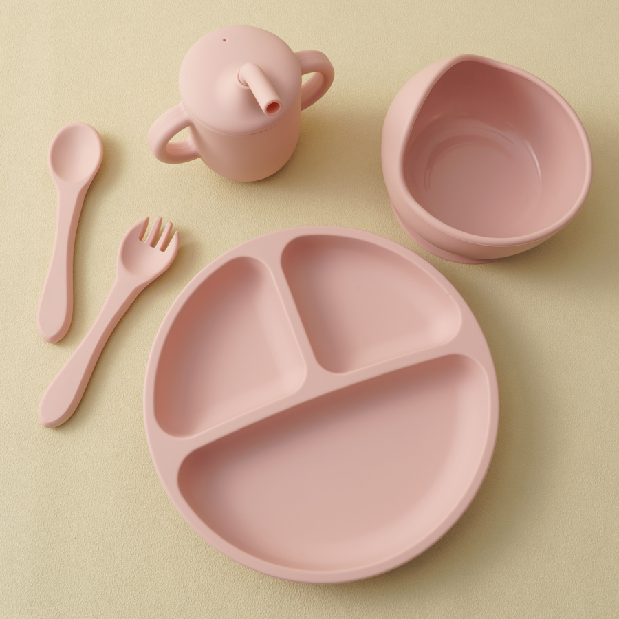5PCS Baby Silicone Tableware S – Baby Food Kit Bewertung und Preis