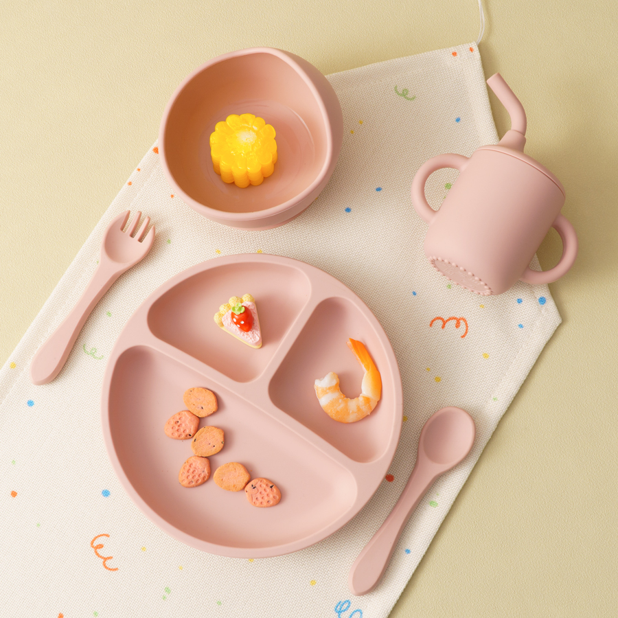 5PCS Baby Silicone Tableware S – Baby Food Kit Bewertung und Preis