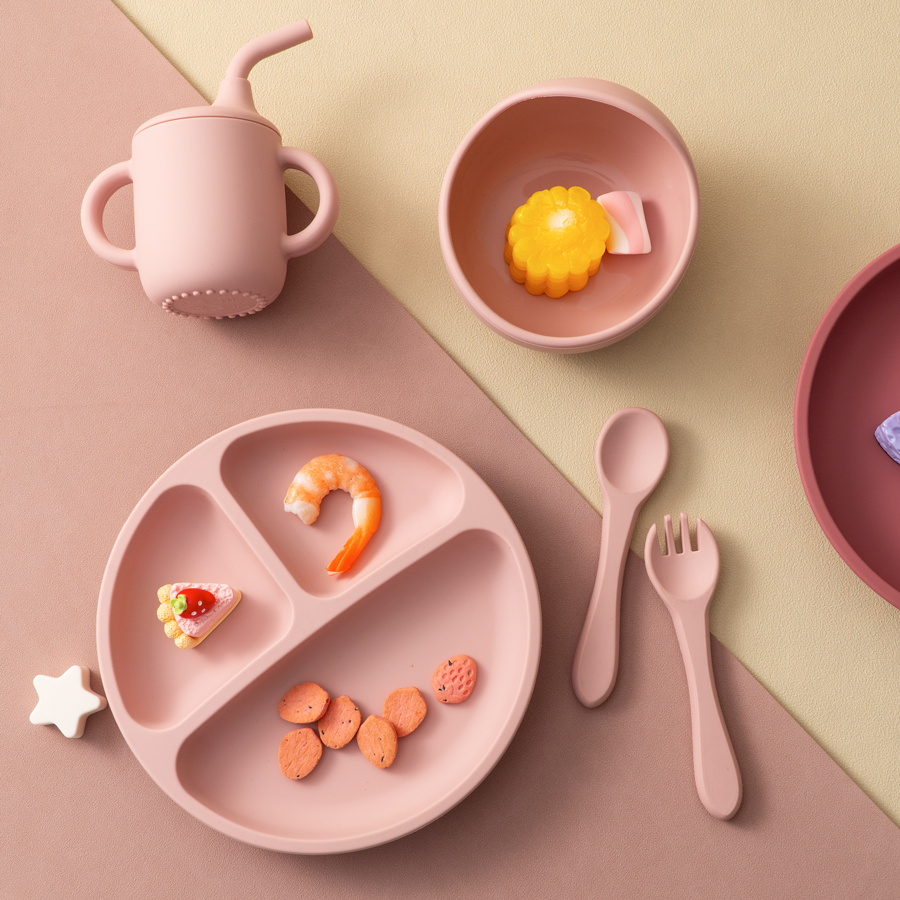 5PCS Baby Silicone Tableware S – Baby Food Kit Bewertung und Preis