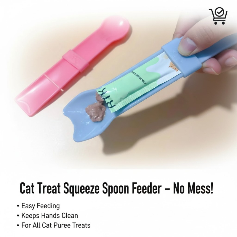 Cat Strip Squeeze Spoon for Li – Self Feed Spoon Bewertung und Preis
