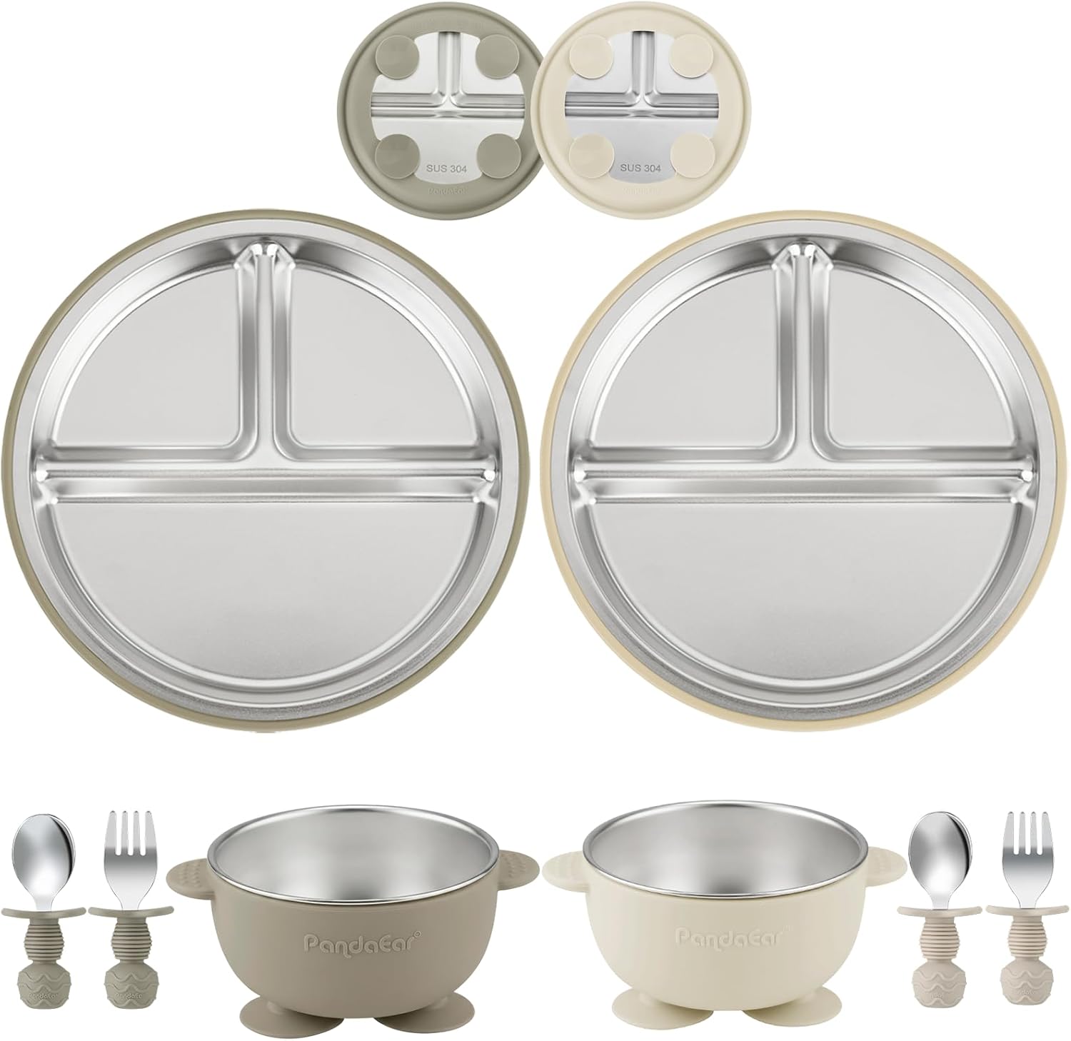 8PCS Baby Feeding Set Stainles – Self Feed Spoon Bewertung und Preis