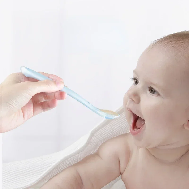 Soft Silicone Baby Spoon Toddl – Baby Food Quantity Bewertung und Preis