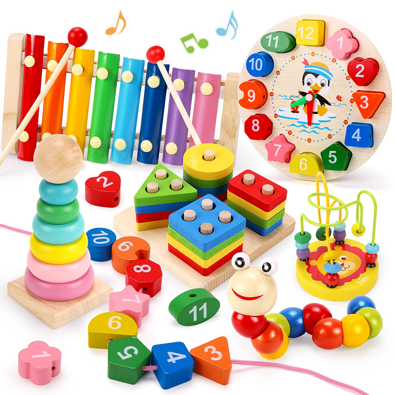 5-6pcs/set Montessori Wooden T – Baby Food Quantity Bewertung und Preis