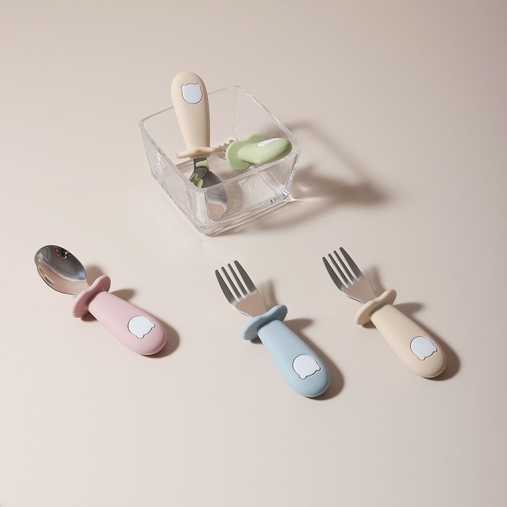 NEW Baby Silicone Spoon & Fork – Self Feed Spoon Bewertung und Preis