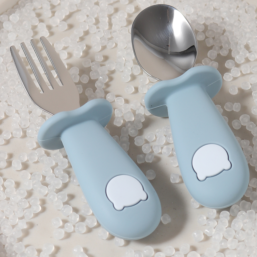 NEW Baby Silicone Spoon & Fork – Self Feed Spoon Bewertung und Preis