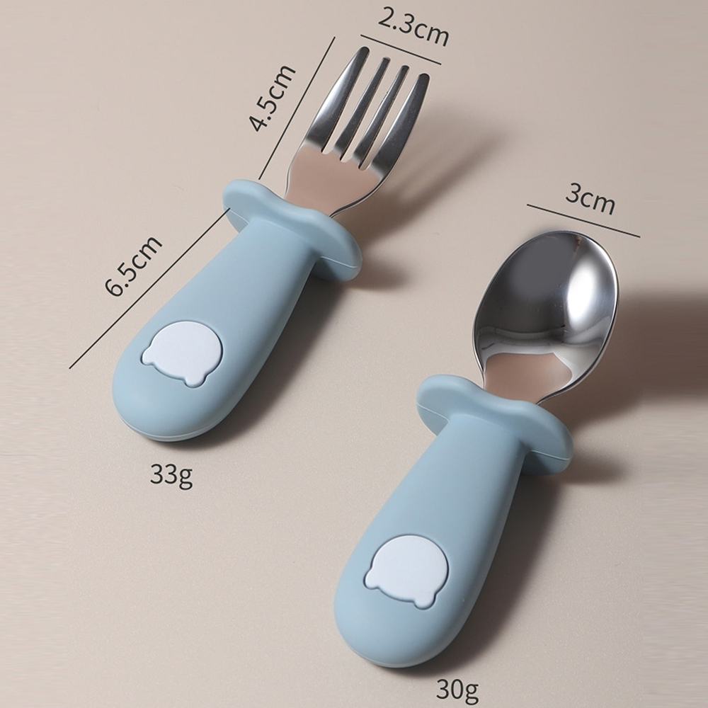 NEW Baby Silicone Spoon & Fork – Self Feed Spoon Bewertung und Preis