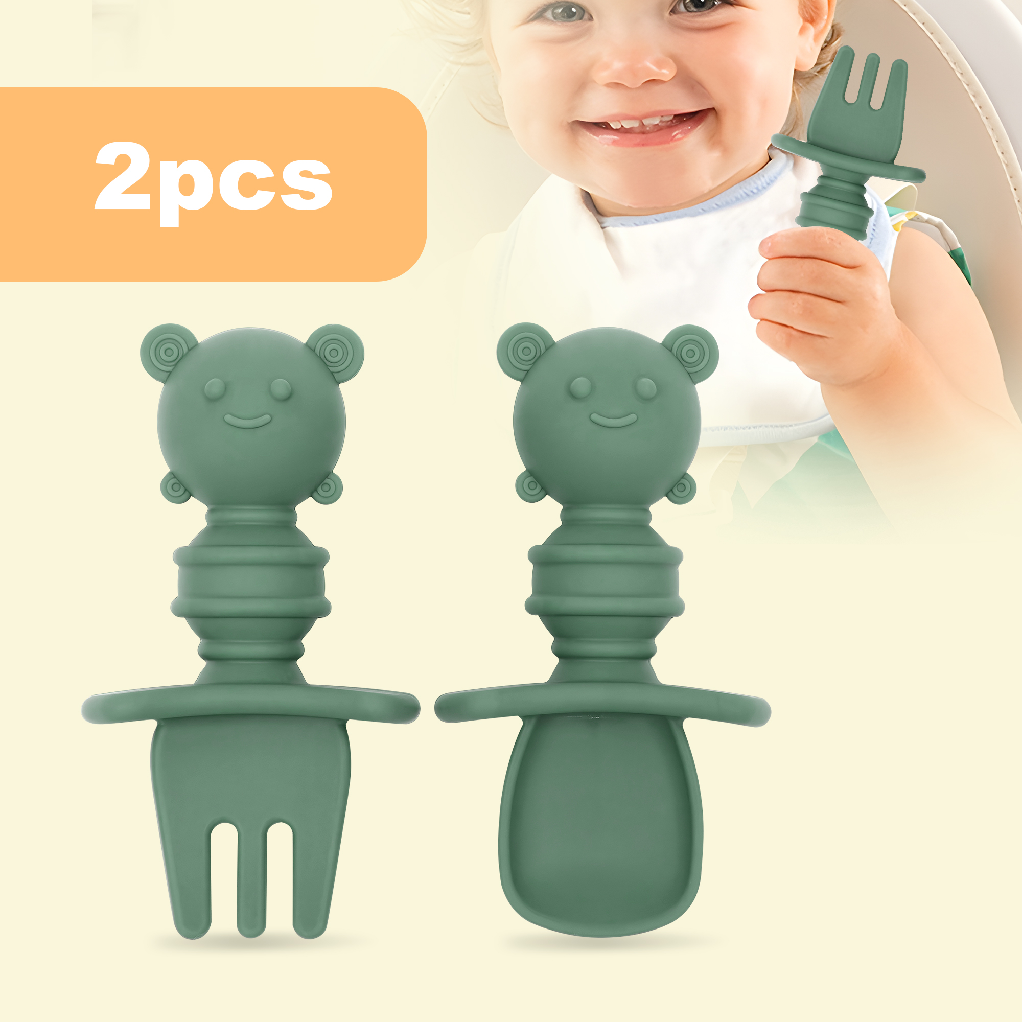 2-piece self-feeding spoon wit – Self Feed Spoon Bewertung und Preis