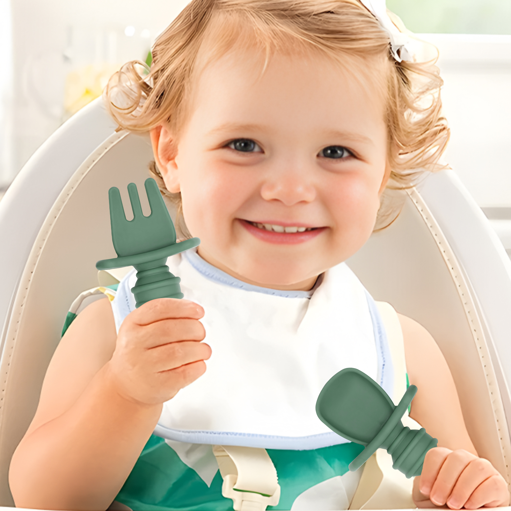 2-piece self-feeding spoon wit – Self Feed Spoon Bewertung und Preis