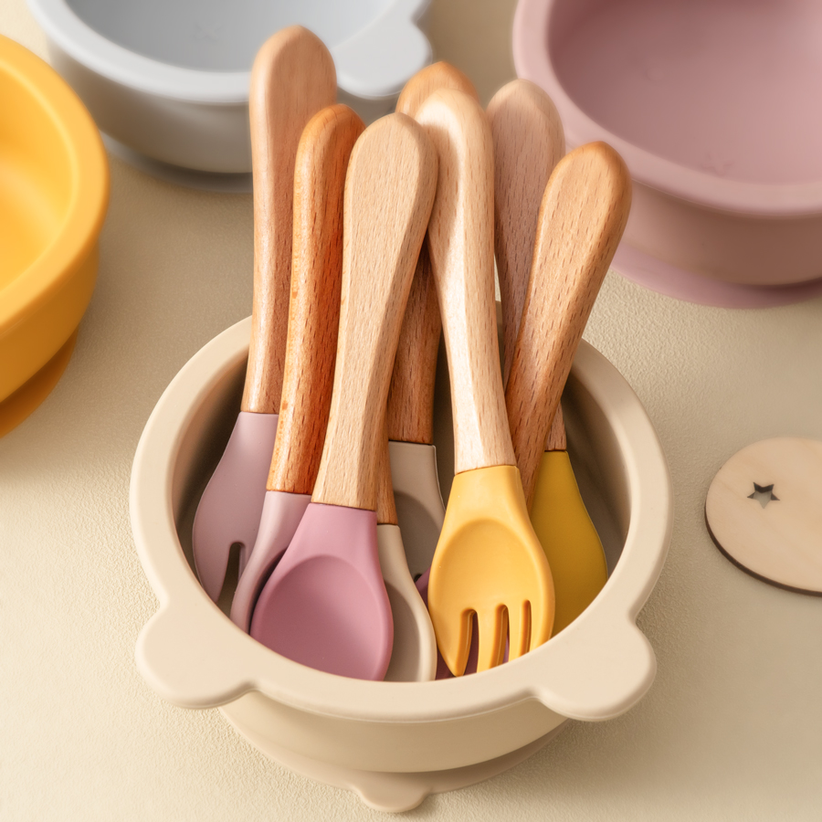2PCS Baby Learning Spoons Uten – Baby Food Quantity Bewertung und Preis
