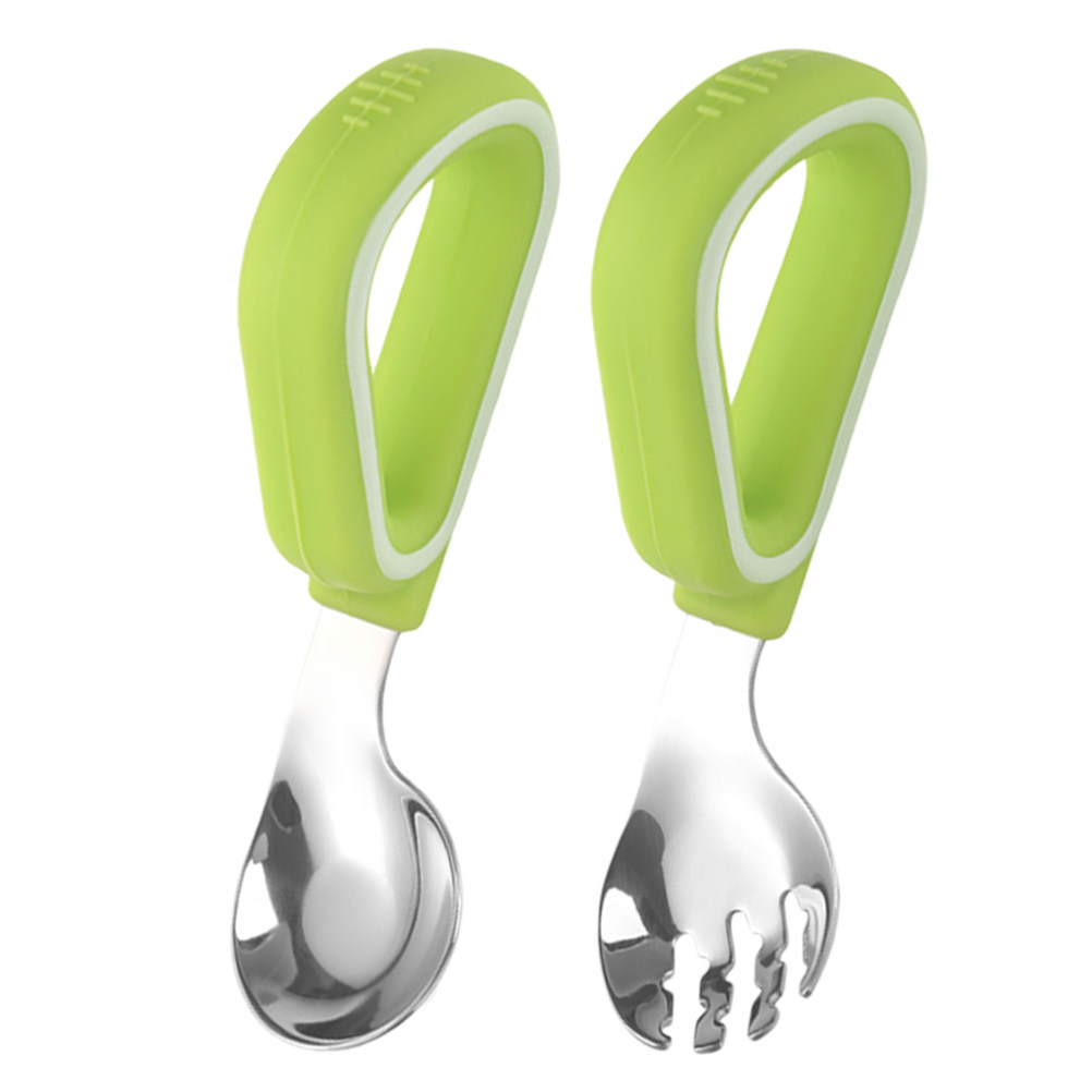 1Set Children Training Fork Sp – Self Feed Spoon Bewertung und Preis