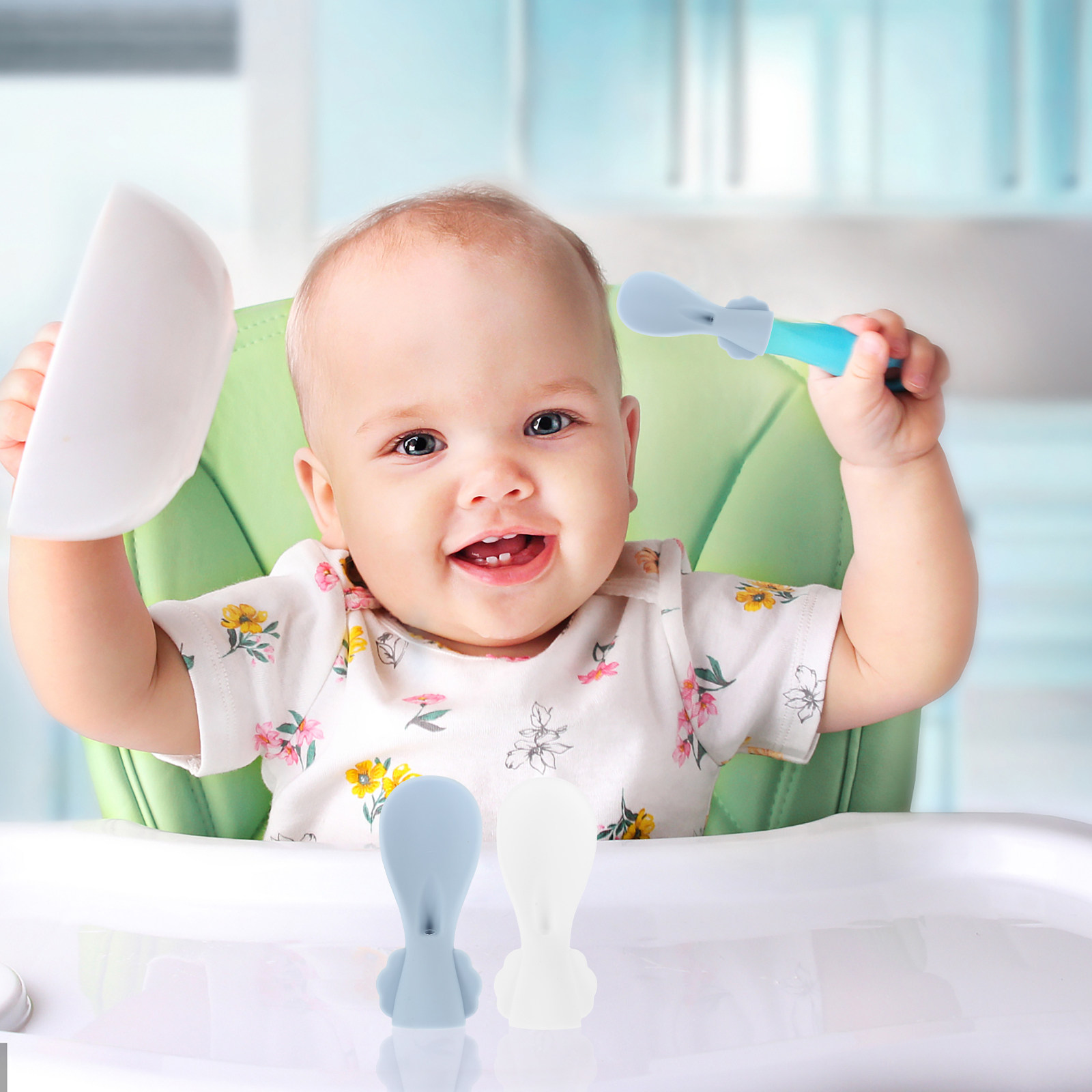 2Pcs Baby Food Pouch Silicone  – Baby Food Pouches Reusable Bewertung und Preis