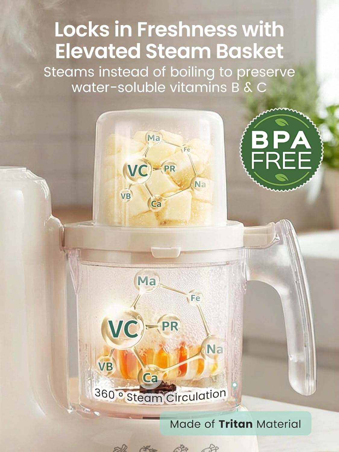 Baby Food Maker with Dual-Laye – Baby Food Steamer Bewertung und Preis