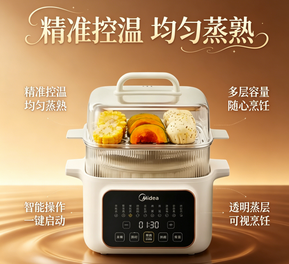 220V Midea Multi-Function Elec – Baby Food Steamer Bewertung und Preis