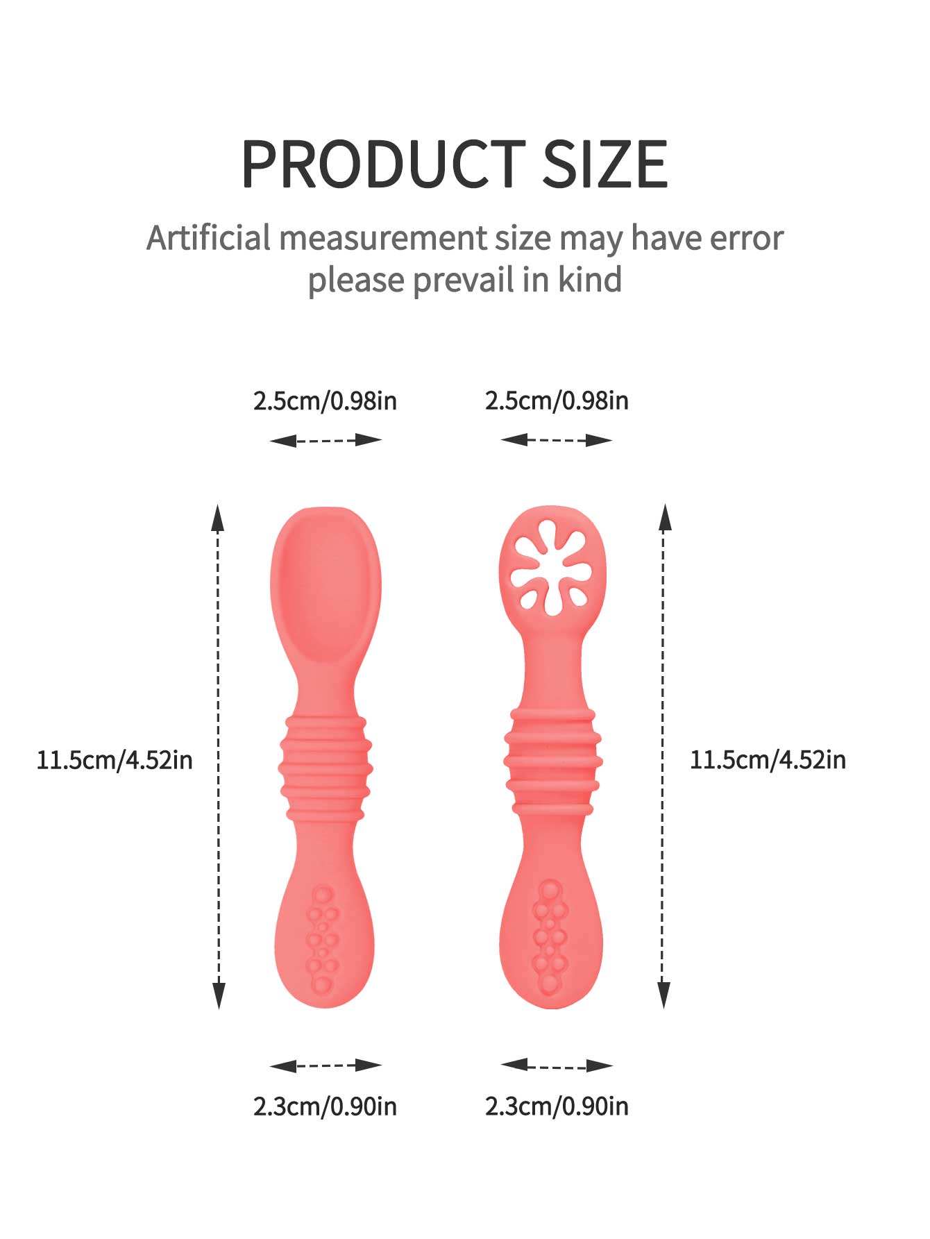 2Pcs Baby Silicone Sticky Spoo – Self Feed Spoon Bewertung und Preis